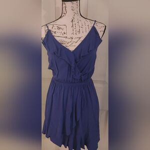 5/$25 Express Purple Ruffled Dress